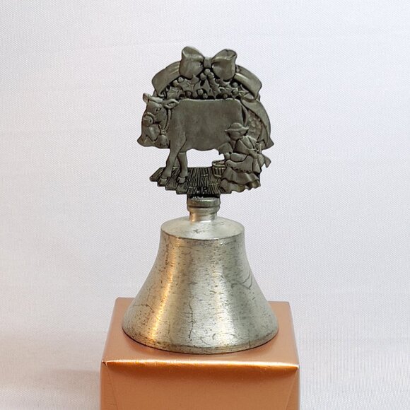 Woodbury Pewter Bell 8 Maids Milking Twelve Days of Christmas Collection USA - Picture 4 of 8